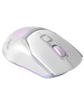 Гейминг мишка Marvo - Fit Pro, оптична, безжична, бяла - 3t