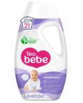 Гел за пране Teo Bebe Gentle & Clean - Лавандула, 21 пранета, 0.945 l - 1t