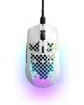 Гейминг мишка SteelSeries - Aerox 3 2022, оптична, бяла - 1t
