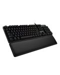 Механична клавиатура Logitech - G513 Carbon, GX Brown, RGB, черна - 1t