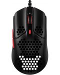 Гейминг мишка HyperX - Pulsefire Haste, оптична, черна/червена - 1t