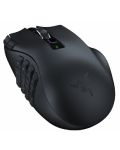 Гейминг мишка Razer - Naga V2 HyperSpeed, оптична, безжична, черна - 3t