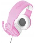 Гейминг слушалки Trust - GXT 411 Radius, розови - 5t