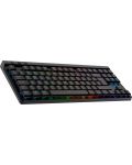 Гейминг клавиатура Logitech - G515 Lightspeed TKL, безжична, черна - 5t