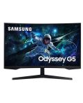 Гейминг монитор Samsung - Odyssey G5, 32CG552, 32", 165Hz, 1ms, Curved - 1t