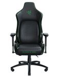 Гейминг стол Razer - Iskur XL, черен/зелен - 1t