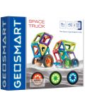 Магнитен конструктор Smart Games Geosmart - Космически камион, 42 части - 1t