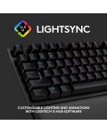 Механична клавиатура Logitech - G513 Carbon, GX Brown, RGB, черна - 4t