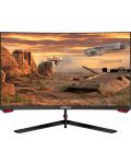 Гейминг монитор Dahua - LM24-E230C, 23.6'', FHD, 165Hz, 1ms, Curved, VA, черен - 1t