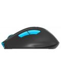 Гейминг мишка A4tech - Fstyler FG30S, оптична, безжична, черна/синя - 6t