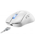 Гейминг мишка ASUS - ROG Keris II Ace, оптична, безжична, бяла - 8t