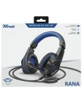 Гейминг слушалки Trust - GXT 404B Rana, черни - 7t