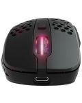 Гейминг мишка Xtrfy - M4, оптична, безжична, черна - 5t