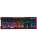 Гейминг клавиатура Marvo - K629G, черна/червена - 1t