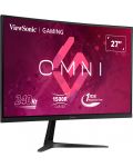 Гейминг монитор ViewSonic - VX2719-PC-MHD, 27'', 240Hz, 1 ms, VA, Curved - 2t