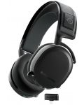 Гейминг слушалки SteelSeries - Arctis 7+, безжични, черни - 1t