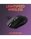 Гейминг мишка Logitech - G305 Lightspeed, оптична, черна - 4t