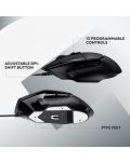 Гейминг мишка Logitech - G502 X EER2, оптична, черна - 10t