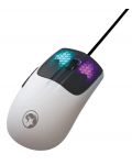 Гейминг мишка Marvo - M727 RGB, оптична, бяла - 3t