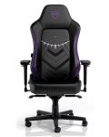 Гейминг стол noblechairs - HERO Black Panther Edition, черен/лилав - 4t