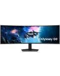 Гейминг монитор Samsung - Odyssey LS49CG950, 49'', 4K, 240Hz, 1ms, VA, Curved, черен - 1t