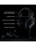 Гейминг слушалки Logitech - PRO X WIRELESS, безжични, черни - 7t