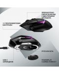Гейминг мишка Logitech - G502 X Plus EER2, оптична, безжична, черна - 7t