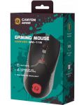Гейминг мишка Canyon - Carver GM-116, оптична, черна - 6t