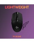 Гейминг мишка Logitech - G305 Lightspeed, оптична, черна - 6t