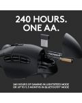 Гейминг мишка Logitech - G604 LightSpeed, лазерна, безжична, черна - 7t