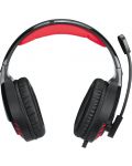 Гейминг слушалки Marvo - HG8932, черни/червени - 3t