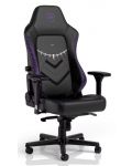 Гейминг стол noblechairs - HERO Black Panther Edition, черен/лилав - 1t