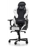 Гейминг стол DXRacer - Gladiator G001-NW, черен/бял - 2t