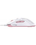 Гейминг мишка HyperX - Pulsefire Haste, оптична, бяла/розова - 3t