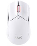 Гейминг мишка HyperX - Pulsefire Haste 2, оптична, безжична, бяла - 1t