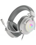 Гейминг слушалки Genesis - Neon 750 RGB, бели - 3t