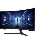 Гейминг монитор Samsung - LC34G55T, 34'', 165Hz, 1ms, FreeSync, Curved - 2t