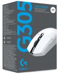 Гейминг мишка Logitech - G305 Lightspeed, оптична, бяла - 11t