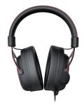 Гейминг слушалки Redragon - Luna H540, черни/червени - 4t