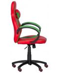 Гейминг стол Carmen - 6304, червен/зелен - 3t