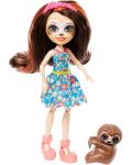 Игрален комплект Mattel Enchantimals - Салон за красота на Sela Sloth и Treebody - 5t