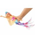 Кукла Mattel Barbie - Русалка със светеща опашка - 7t