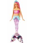 Кукла Mattel Barbie - Русалка със светеща опашка - 2t