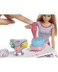 Игрален комплект Mattel Barbie - Приготвяне на сладкиши - 6t