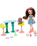 Игрален комплект Mattel Enchantimals - Салон за красота на Sela Sloth и Treebody - 4t