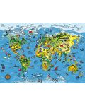 Пъзел Gibsons от 250 части - Забавна карта на света, Дейвид Мостин - 2t
