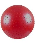 Гимнастическа топка Maxima - масажна, 65 cm, червена - 1t