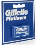 Gillette Неръждаеми ножчета пластинки Platinum, 5 броя - 1t
