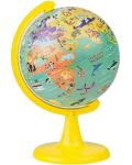Глобус Моят див свят - 15 cm, с пъзел от 100 части - 2t