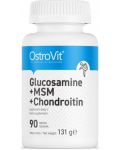 Glucosamine + MSM + Chondroitin, 90 таблетки, OstroVit - 1t